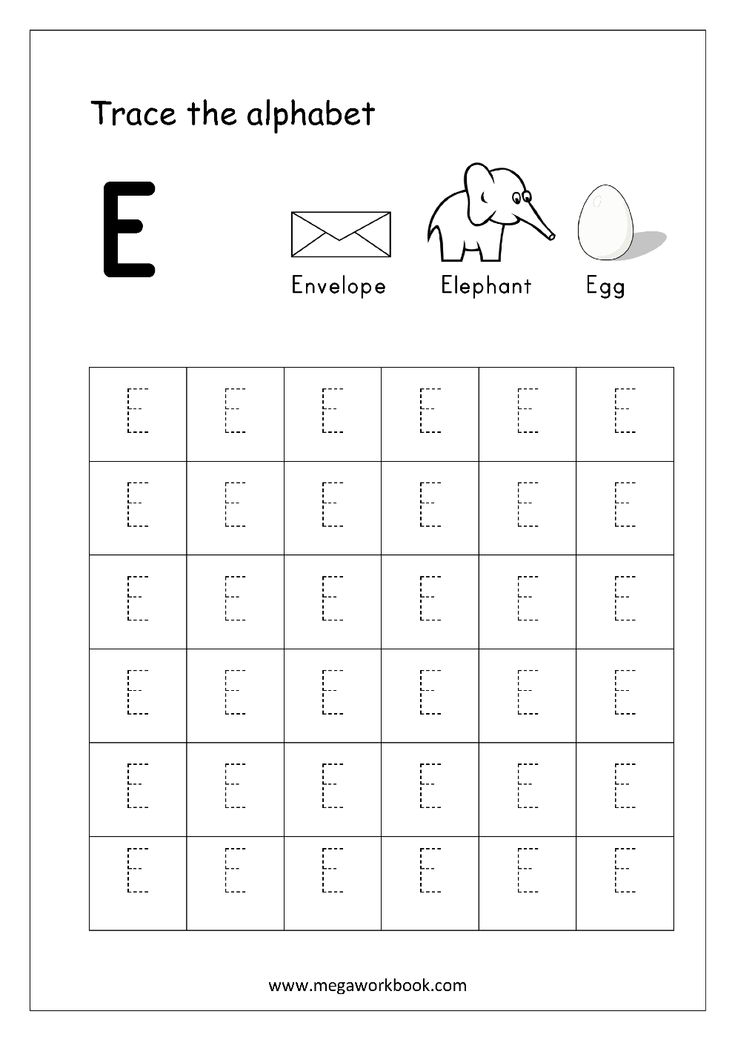 30 Alphabet Worksheets Kindergarten Letter Tracing Printable