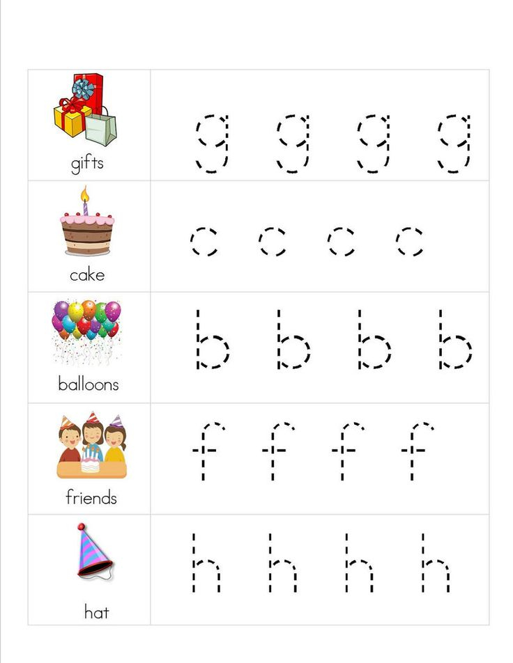 30 Alphabet Worksheets Kindergarten Letter Tracing Printable