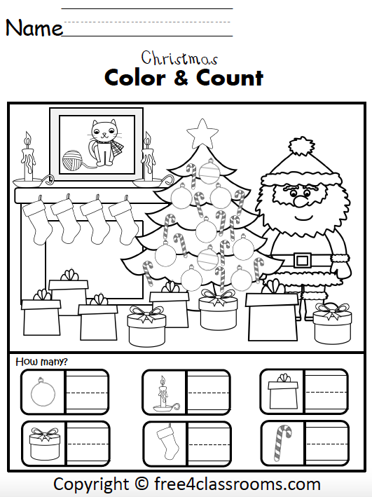 30 Christmas Number Five Woorksheet Pdf