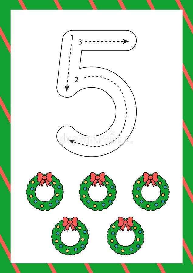 30 Christmas Number Five Woorksheet Pdf