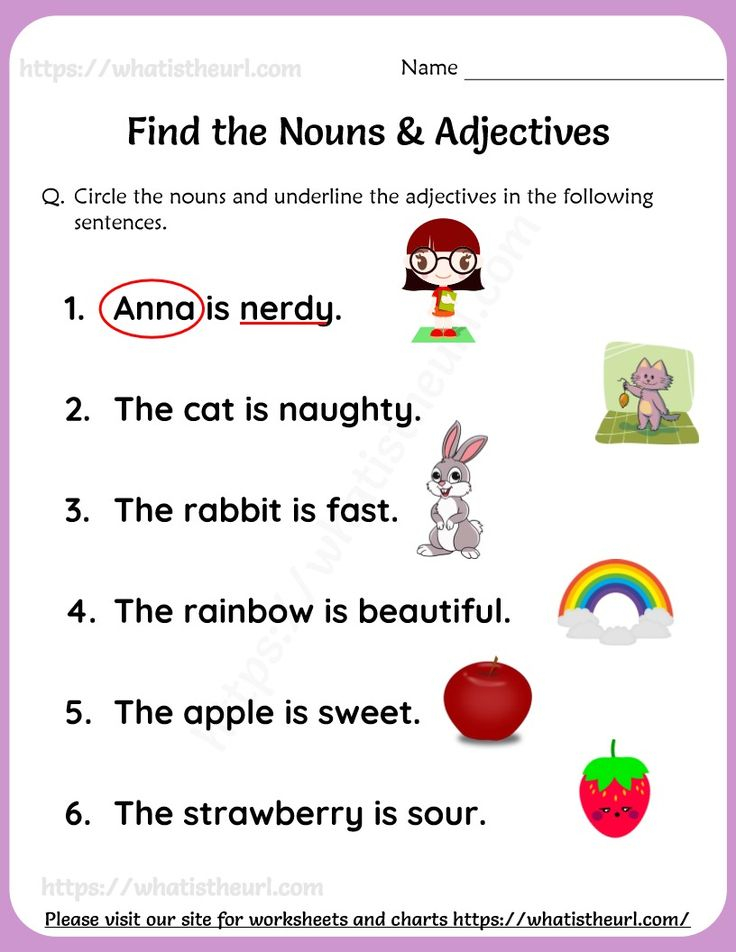 30 English Worksheets For Grade 1 Grammar Nouns