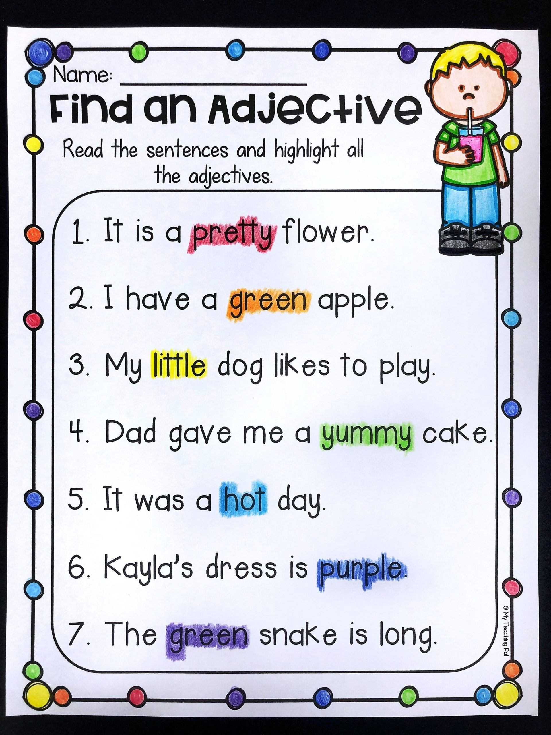 30 English Worksheets For Grade 1 Grammar Nouns