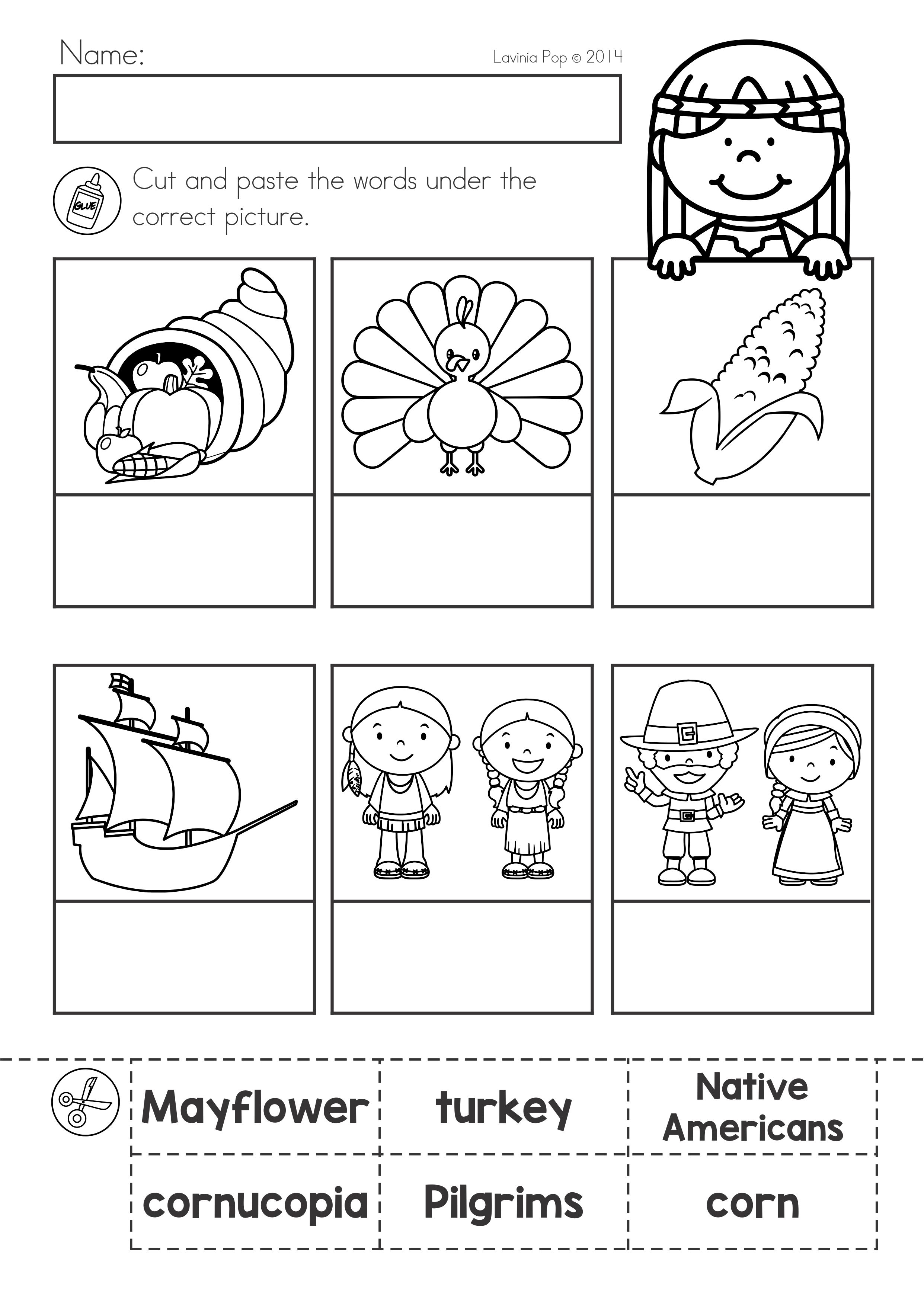 30 Free Thanksgiving Math Worksheets For Kindergarten