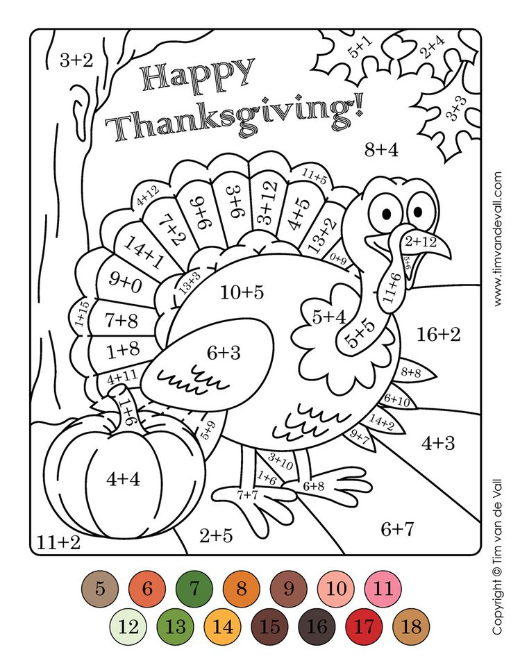 30 Free Thanksgiving Math Worksheets For Kindergarten