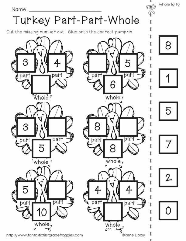 30 Free Thanksgiving Math Worksheets For Kindergarten