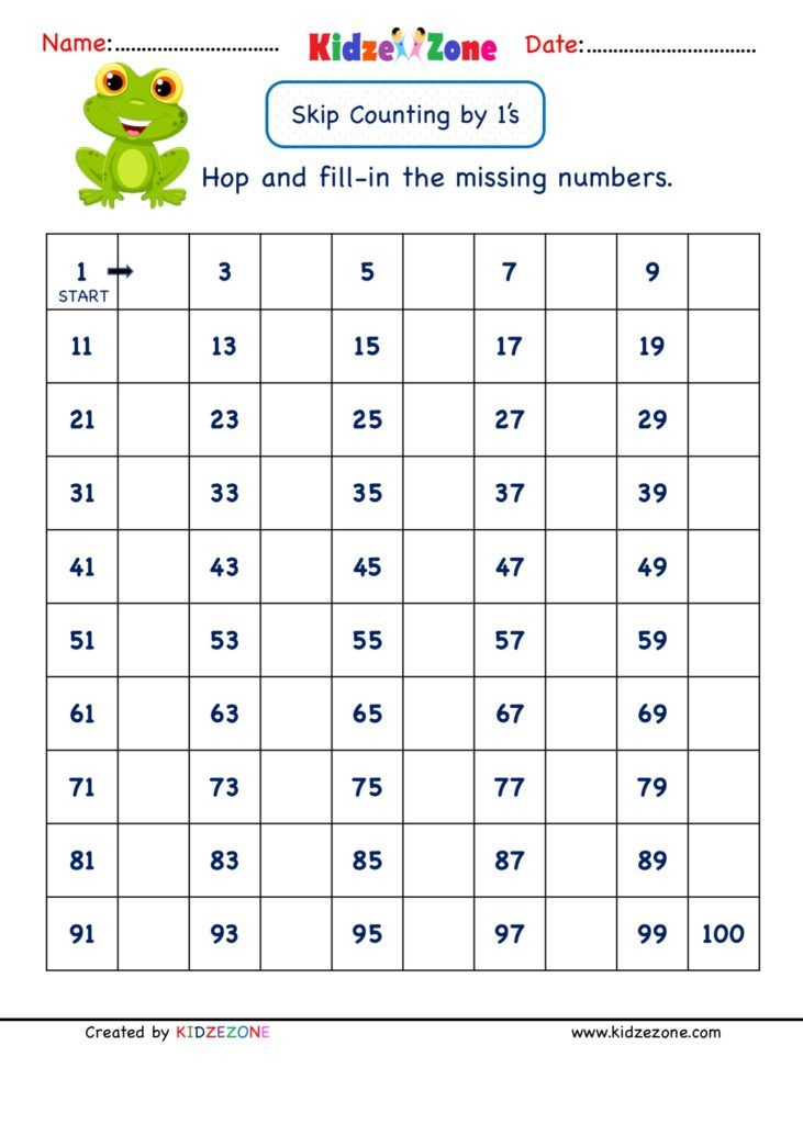 30 Grade 1 Math Worksheets Free Printable Numbers