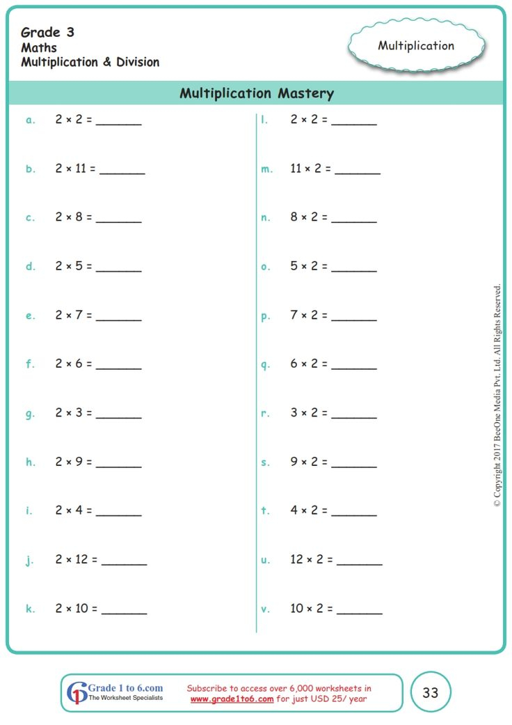 30 Grade 3 Math Worksheets Plus