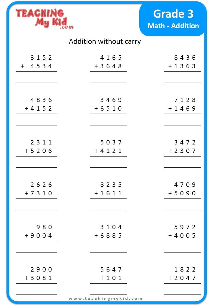 30 Grade 3 Math Worksheets Plus