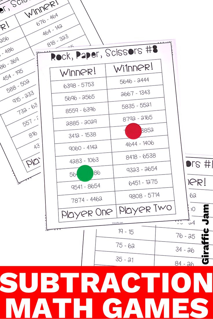 30 Math Worksheets For 4Th Grade Subtraction