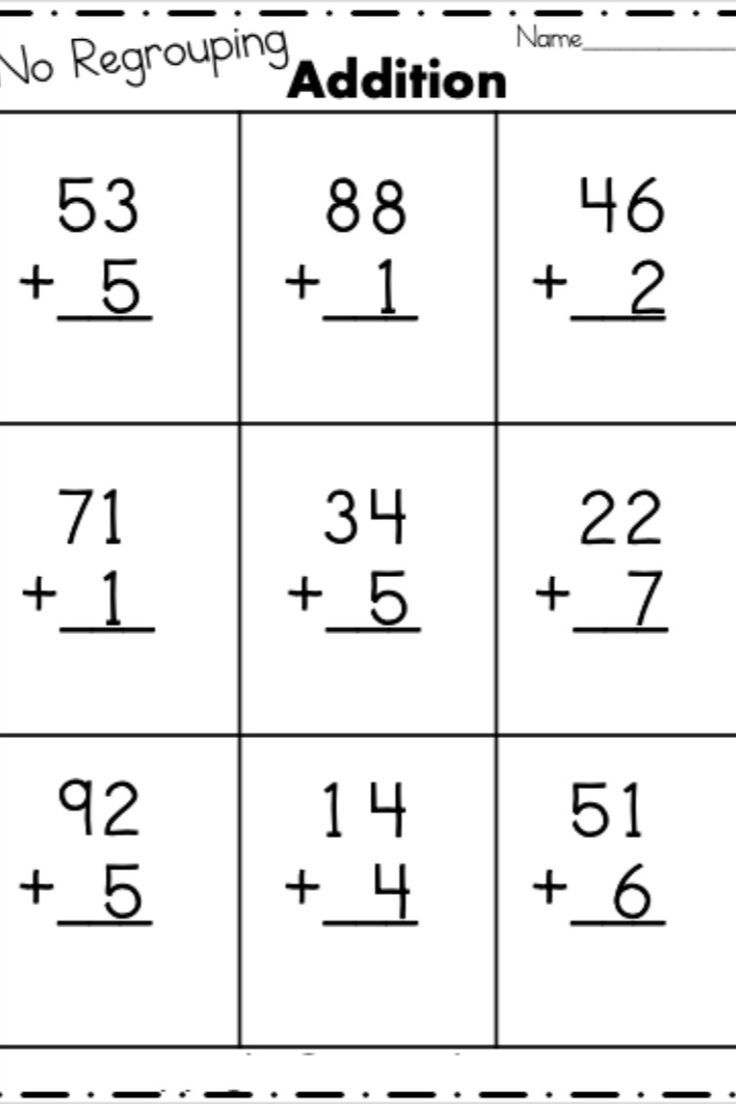 30 Math Worksheets With Regrouping