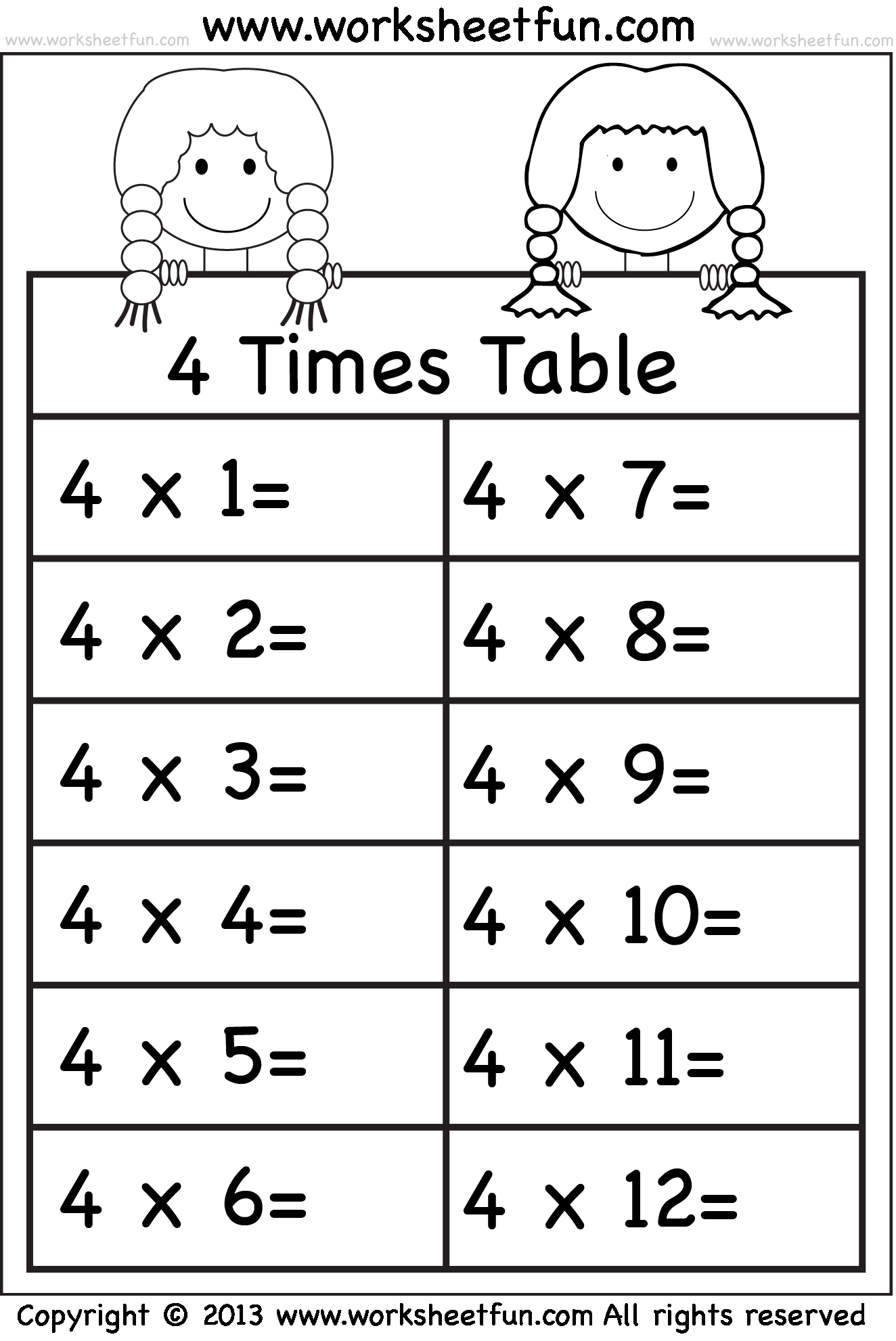 30 Maths Multiplication Worksheets For Class 2