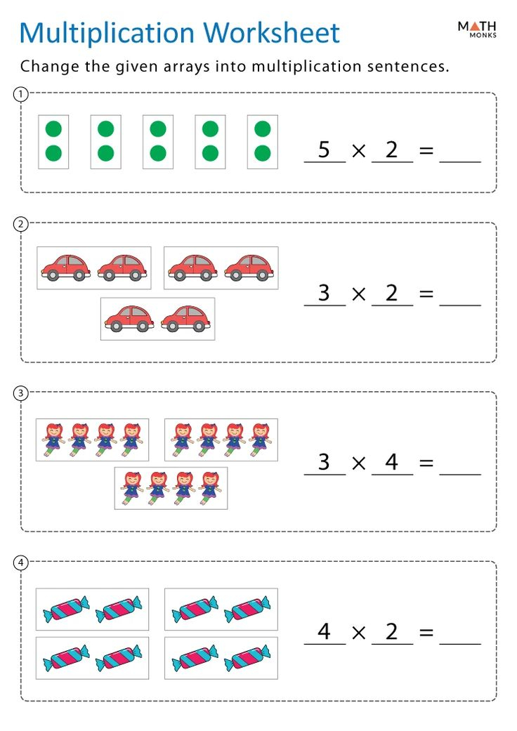 30 Maths Multiplication Worksheets For Class 2