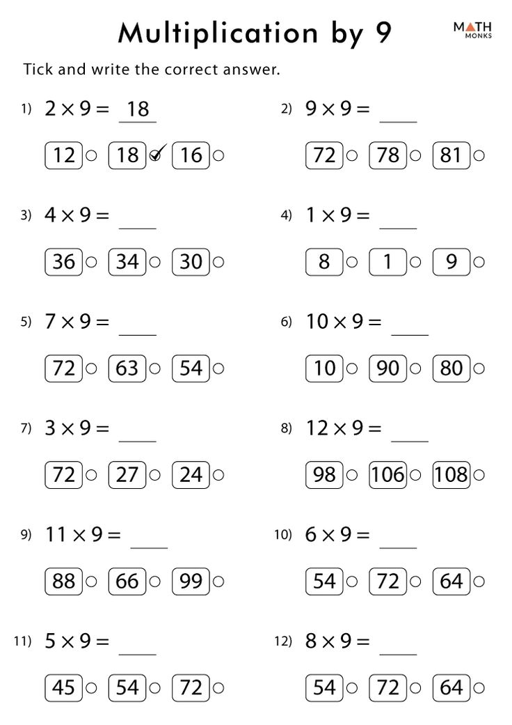 30 Maths Multiplication Worksheets For Class 2