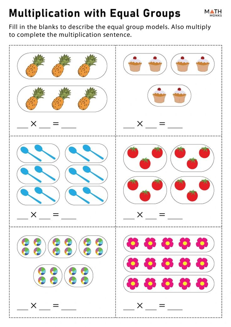 30 Maths Multiplication Worksheets For Class 2