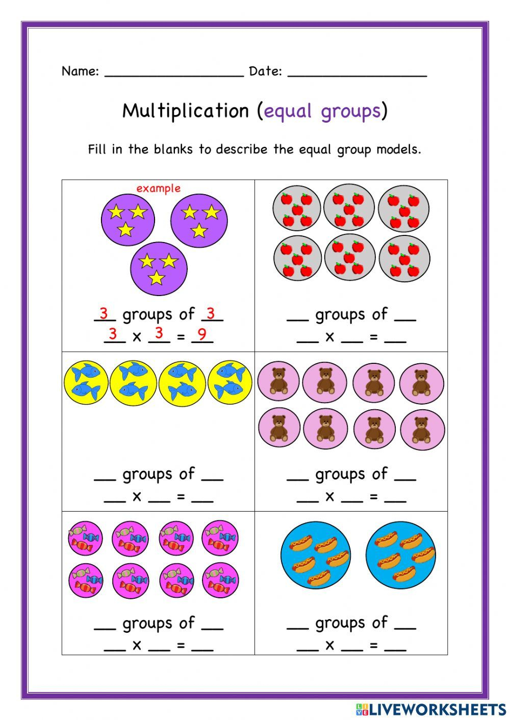 30 Maths Multiplication Worksheets For Class 2