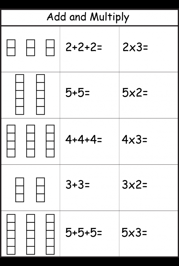 30 Maths Multiplication Worksheets For Class 2