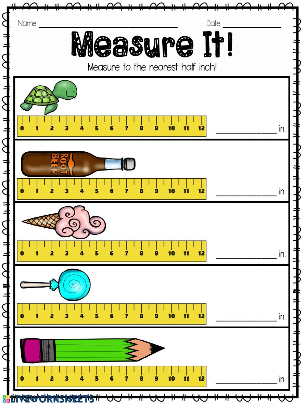 30 Measurement Addition Worksheets 2Nd Grade