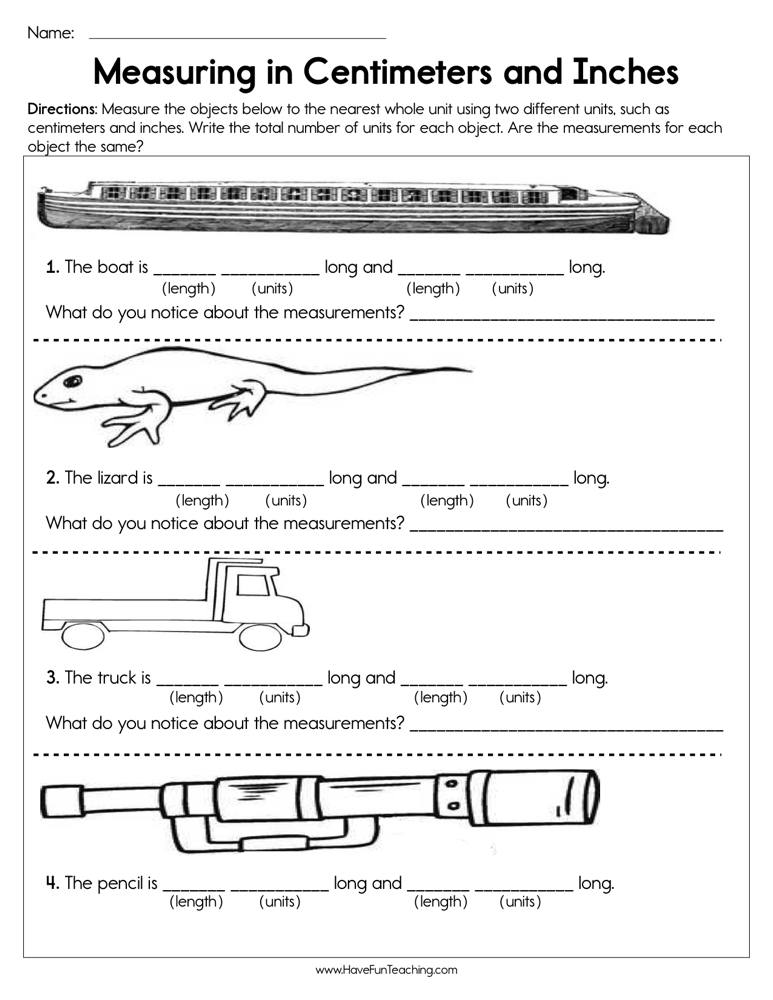 30 Measurement Addition Worksheets 2Nd Grade