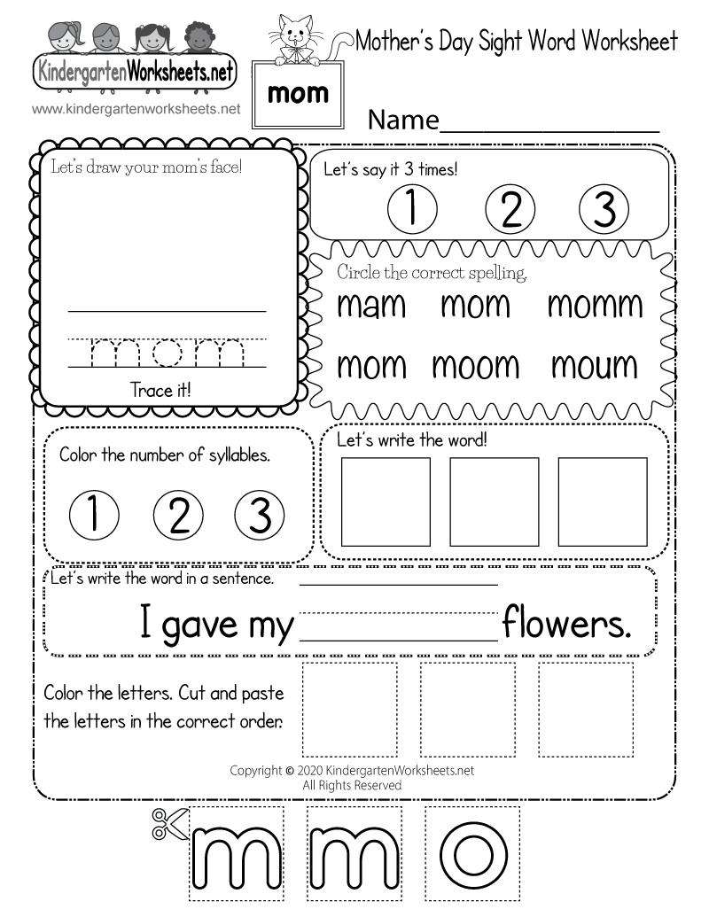 30 Mothers Day Math Worksheets Preschool