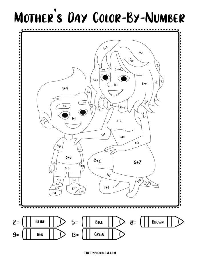 30 Mothers Day Math Worksheets Preschool