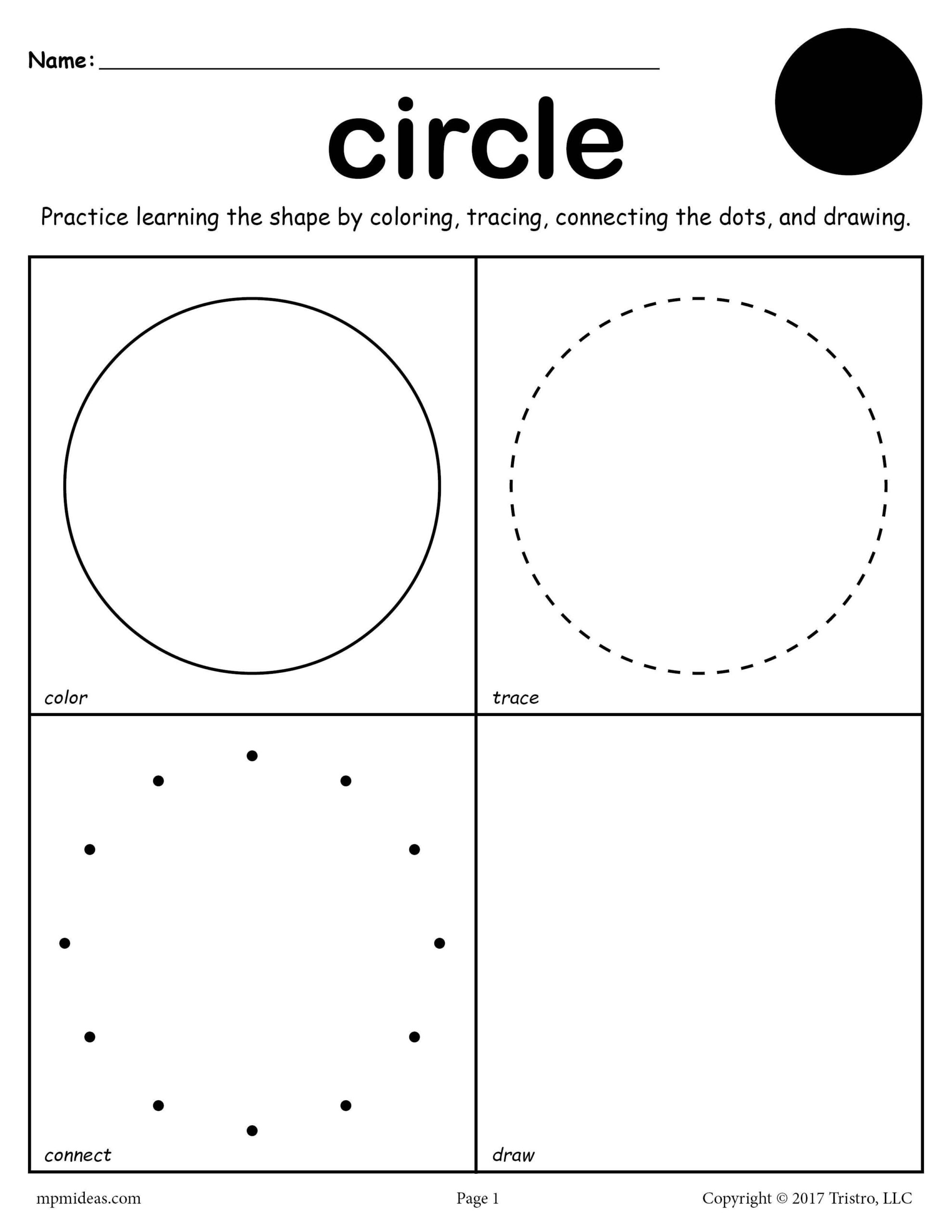 30 Shapes And Colors Worksheets For Kindergarten