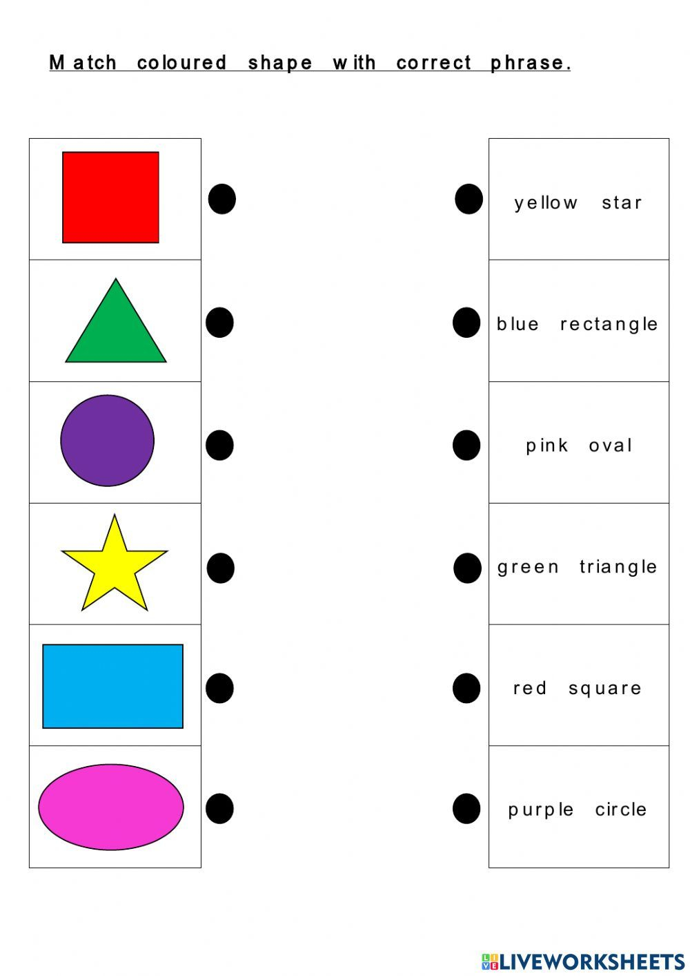 30 Shapes And Colors Worksheets For Kindergarten