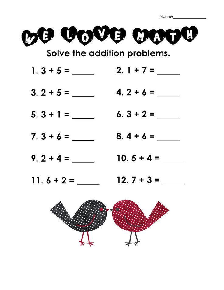 30 Simple Math Worksheets For Kids