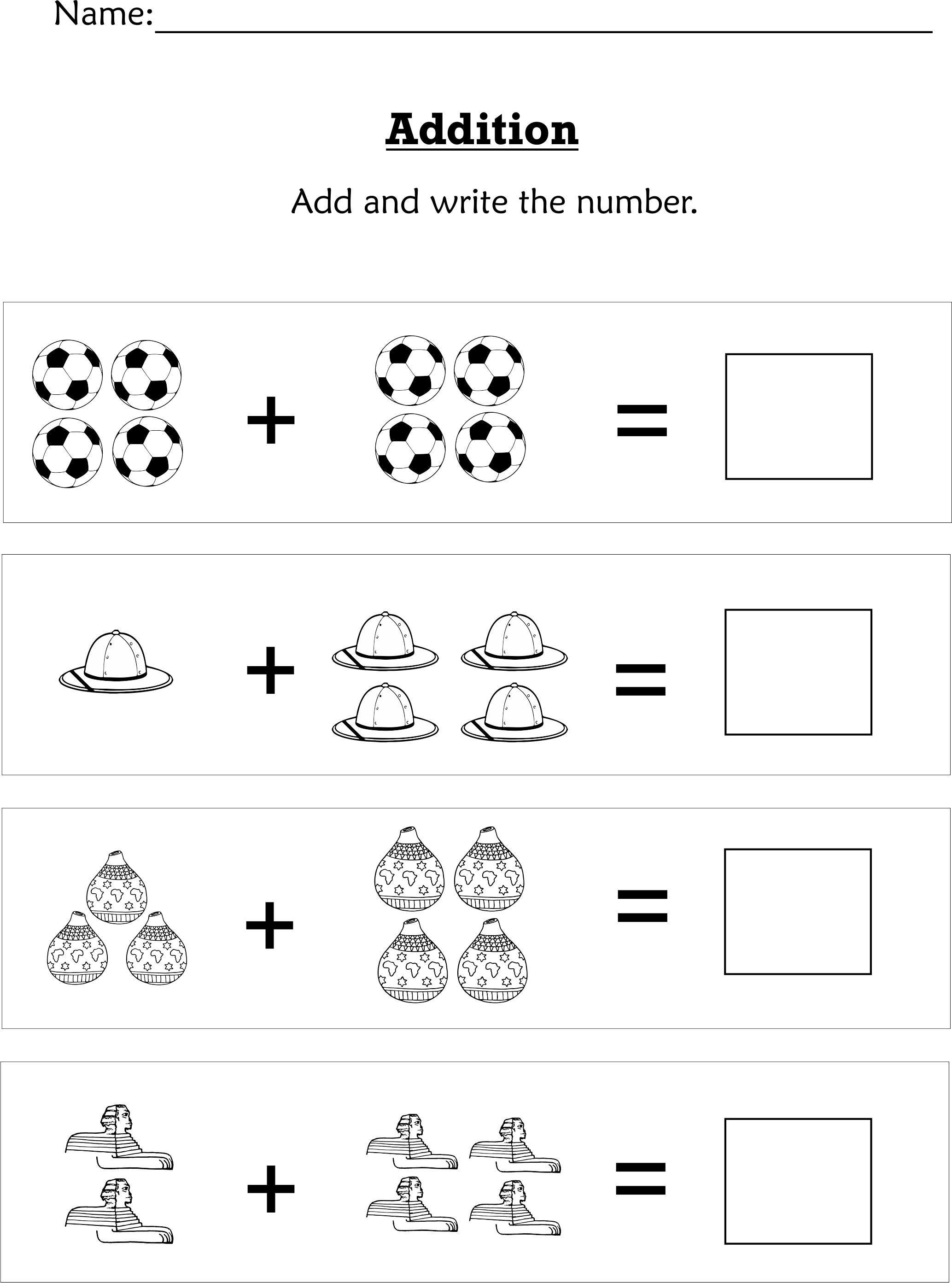 30 Simple Math Worksheets For Kids