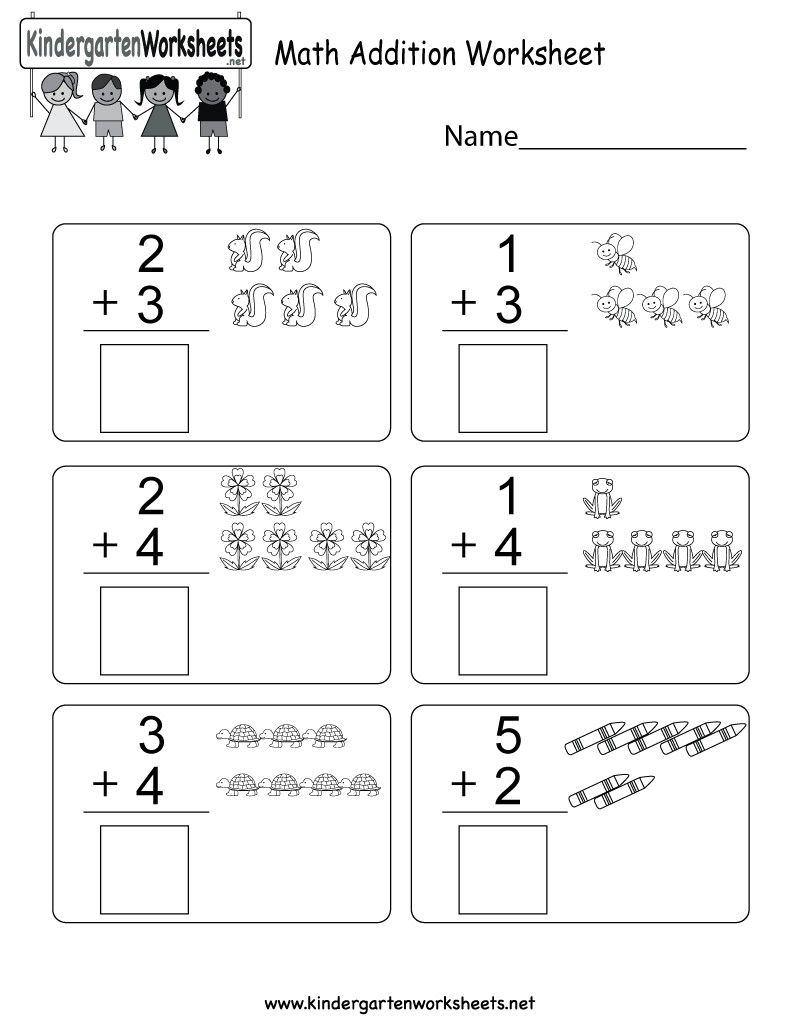 30 Simple Math Worksheets For Kids