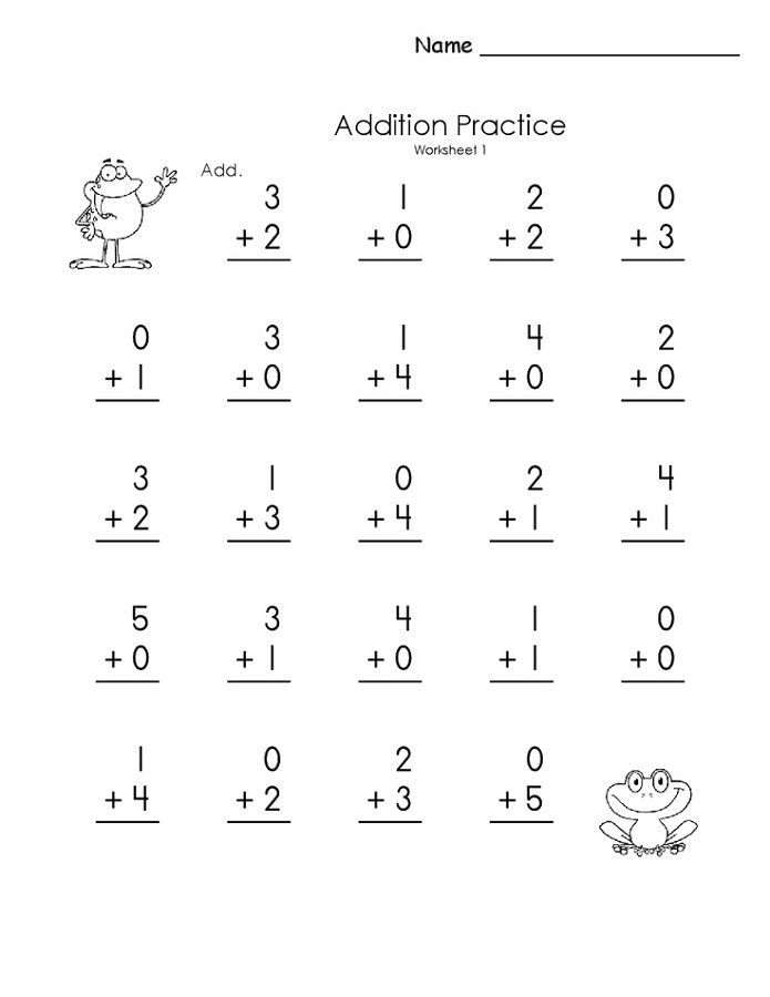 30 Simple Math Worksheets For Kids