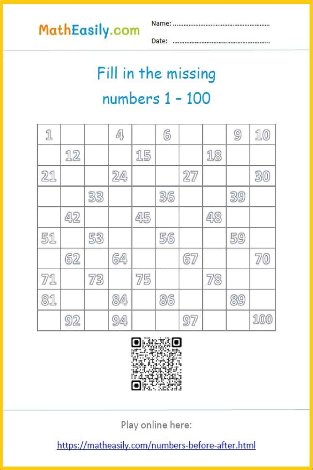 21 Grade 1 Math Worksheets Free Printable Numbers