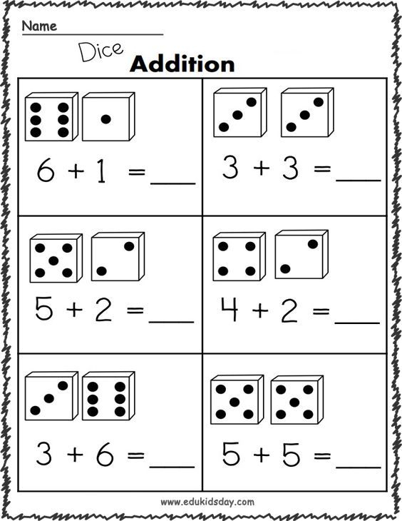 21 Maths Addition Worksheets Lkg